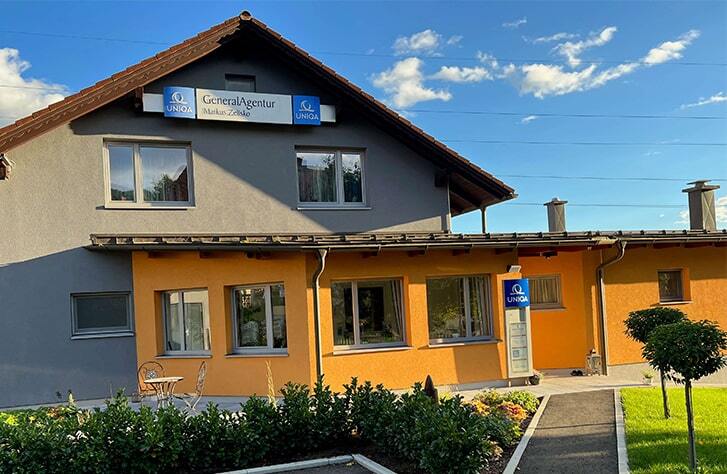 Das Gebäude der UNIQA Generalagentur ​Zelisko